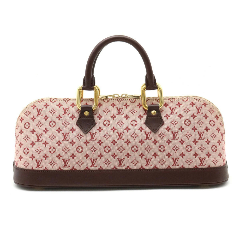 LOUIS VUITTON Monogram Alma Long Handbag Cherry Red